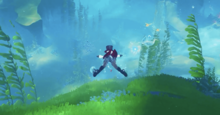 Genshin Impact Diving Mechanic - Has A Different Stamina Bar
