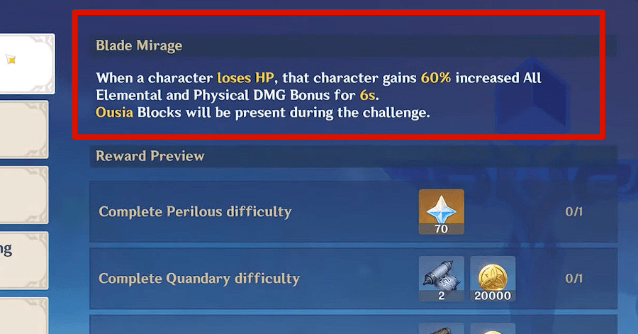 Genshin Impact - How to Play Verdict of Blades - Utilize the Blade Mirage Effects