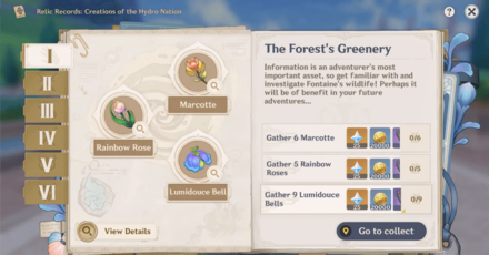 Genshin Impact - How to Play Relic Records - Review the Items