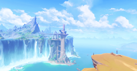 Genshin Impact - Fontaine Cliff Overlook