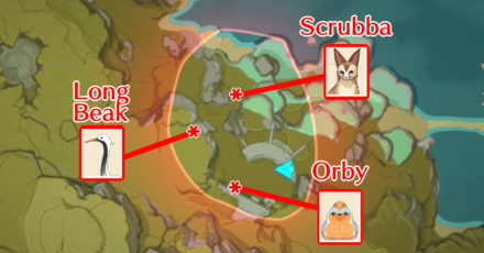Genshin - Shared Sight Part 3 Map Animal Locations
