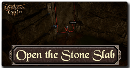 How to Open the Stone Slab - Baldur