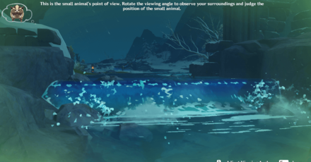 Genshin - Snowy Silhouette Day 4 - Gustav View