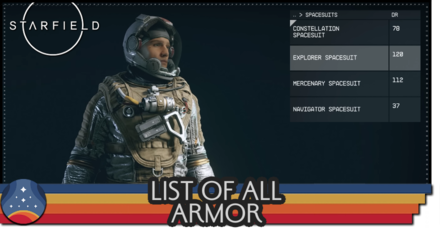 Starfield - List of All Armor