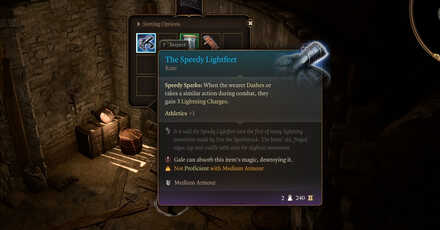 The Speedy Lightfeet Reward - Baldur