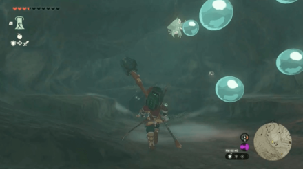 Hebra South Summit Cave Bubbulfrog