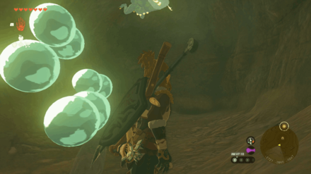 East Gerudo Ruins Cave Bubbulfrog