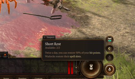 Baldurs Gate 3 BG3 - Short Rest