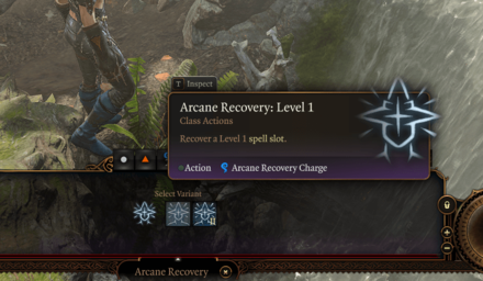 Baldurs Gate 3 BG3 - Arcane Recovery