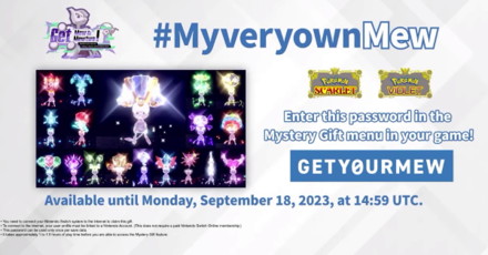 Pokemon SV - Pokemon Presents Mew Mystery Gift