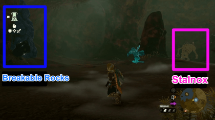 TOTK - Skull Lake Bubbulfrog Location