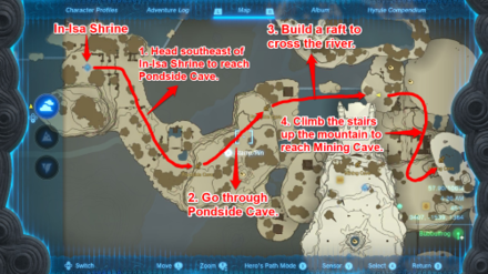 Zelda Totk In-Isa Shrine to Mining Cave