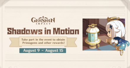 Genshin - Shadows in Motion Web Event
