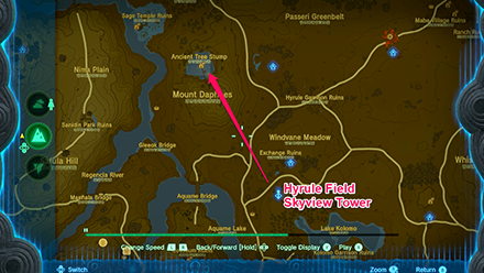 TOTK - How to Get to Ancient Tree Stump Cave.png