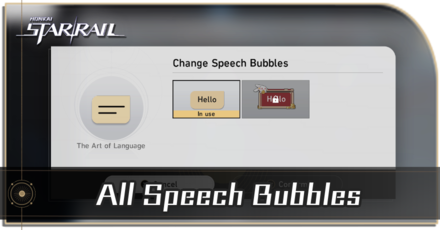 how to get the speech bubbles Honkai Star Rail - All Speech Bubbles