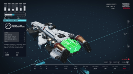 Starfield - Grav Drive Ship Part