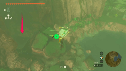 TOTK - Rassla Lake Cave Entrance