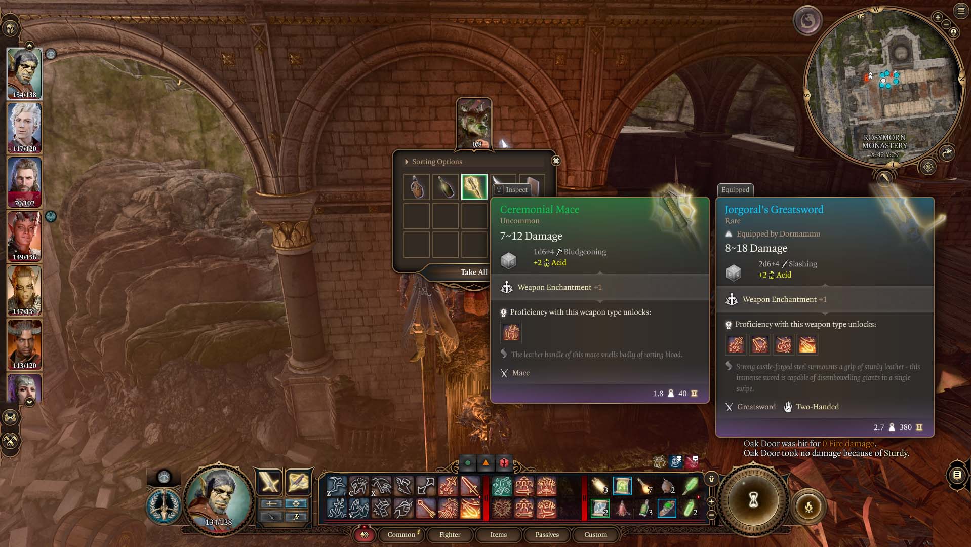 Ceremonial Mace Location