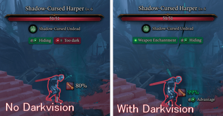 Baldurs Gate 3 - Darkvision Differences