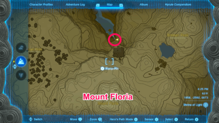 TOTK - Mount Floria Cave Entrance