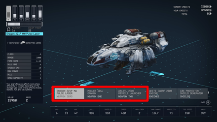 Starfield - Ship Weapons 3 Weapon Slots