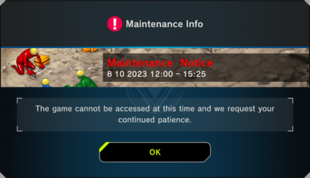 Master Duel - August 10 2023 Maintenance Ongoing Update 1