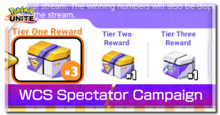 Pokemon UNITE - WCS Spectator Campaign Banner