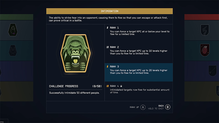 Starfield - Intimidation Skill