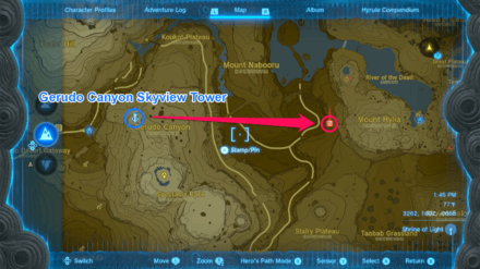 TOTK - Stalry Plateau Cave Route