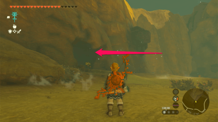 TOTK - Mount Nabooru South Cave Entrance