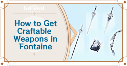 Genshin Impact - How to Forge Fontaine Craftable Weapons