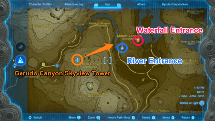 TOTK - Mount Nabooru Cave Route