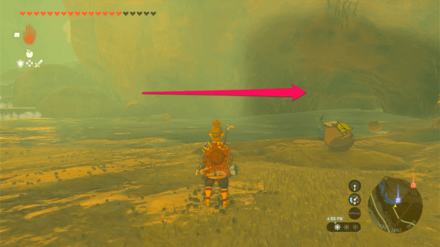 TOTK - Mount Nabooru Cave River Entrance