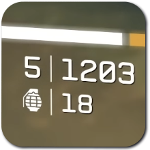 Starfield - Ammo HUD Label