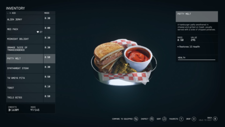 Starfield - Food and Aid