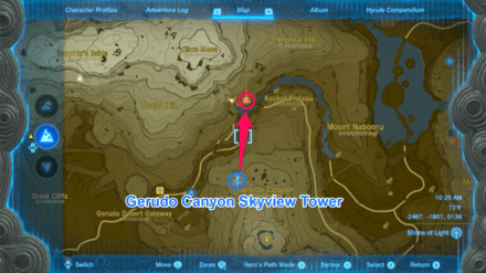 TOTK - Yiga Blademaster Station Route