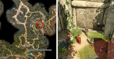 Emerald Grove Map Location - Baldur