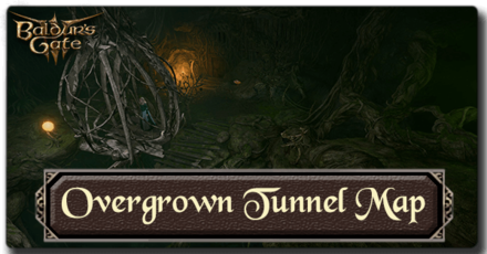 Overgrown Tunnel Map and Points of Interest | Baldur&rsquo;s Gate 3 (BG3 