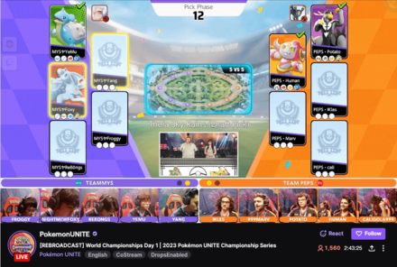 Pokemon UNITE - Go to Twitch Channel
