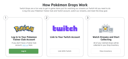 Pokemon UNITE - Pokemon Twitch Rewards Program Page