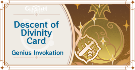 Genshin Impact - Descent of Divinity Card Guide
