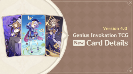 Genshin Impact Genius Invokation TCG 4.0 New Cards