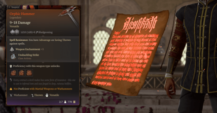 Baldurs Gate 3 - Signing Raphaels Contract