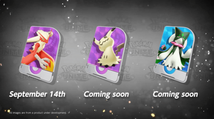 Pokemon UNITE - Blaziken Mimikyu and Mewoscarada Announced