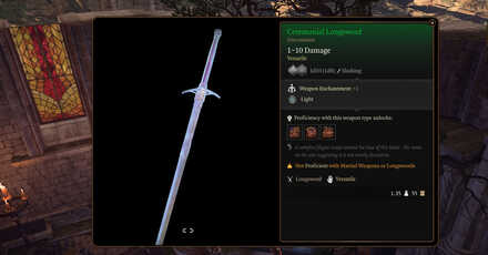 Ceremonial Longsword - Baldur