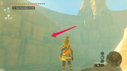 TOTK - Gerudo Canyon Mine North Entrance