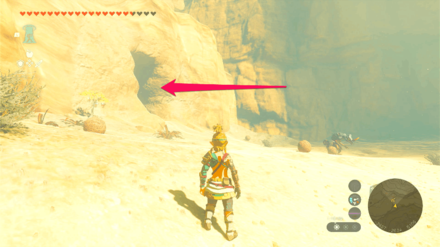 TOTK - Gerudo Canyon Mine South Entrance