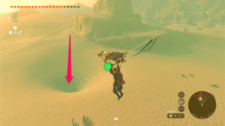 TOTK - South Gerudo Cave Entrance