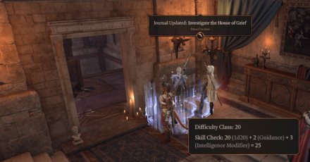 Baldurs Gate 3 - Button to Open the Secret Entrance