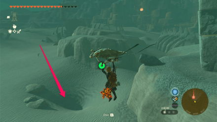 TOTK - Ancient Prison Ruins Cave Entrance